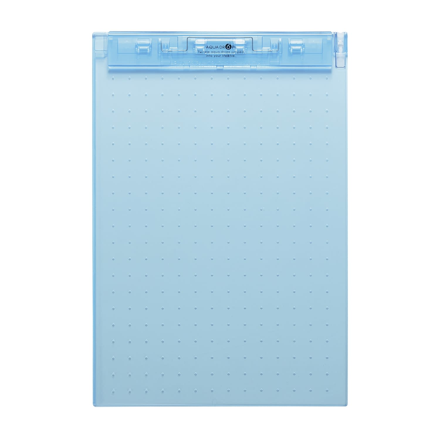 超薄型クリップボード(A4) A4・タテ バインダー 23-7959-03 LIHITLAB． A5067-8(アオ)