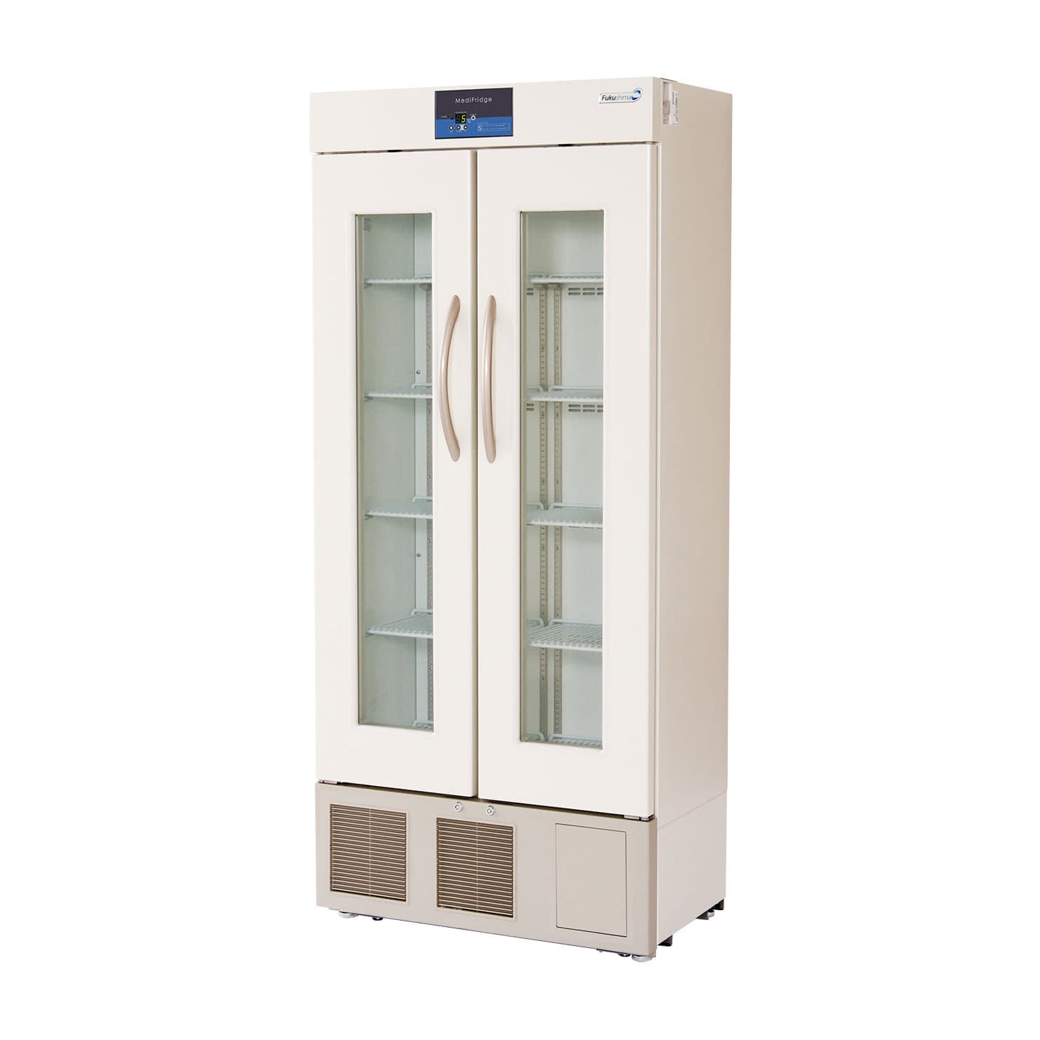 薬用保冷庫 FMS-304GU(300L) ヤクヨウホレイコ ピンク（上部・下部パネル）(23-7790-00-03) 取扱を終了した商品です］薬用保冷庫 300L FMS-304GU 1-3497-01 AXEL