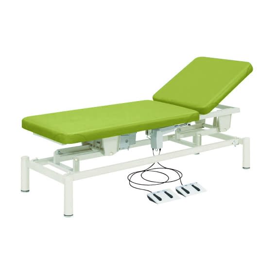 電動診察台(2M電動ベッド) 20-3740-0211 ビニルレザー抹茶 高田ベッド製作所 TB-949(W65XL180CM)
