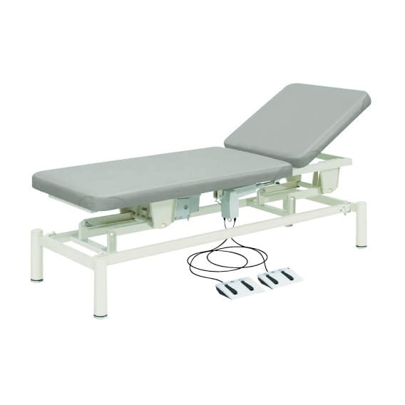 電動診察台(2M電動ベッド) 20-3740-0309 ビニルレザーグレー 高田ベッド製作所 TB-949(W65XL190CM)
