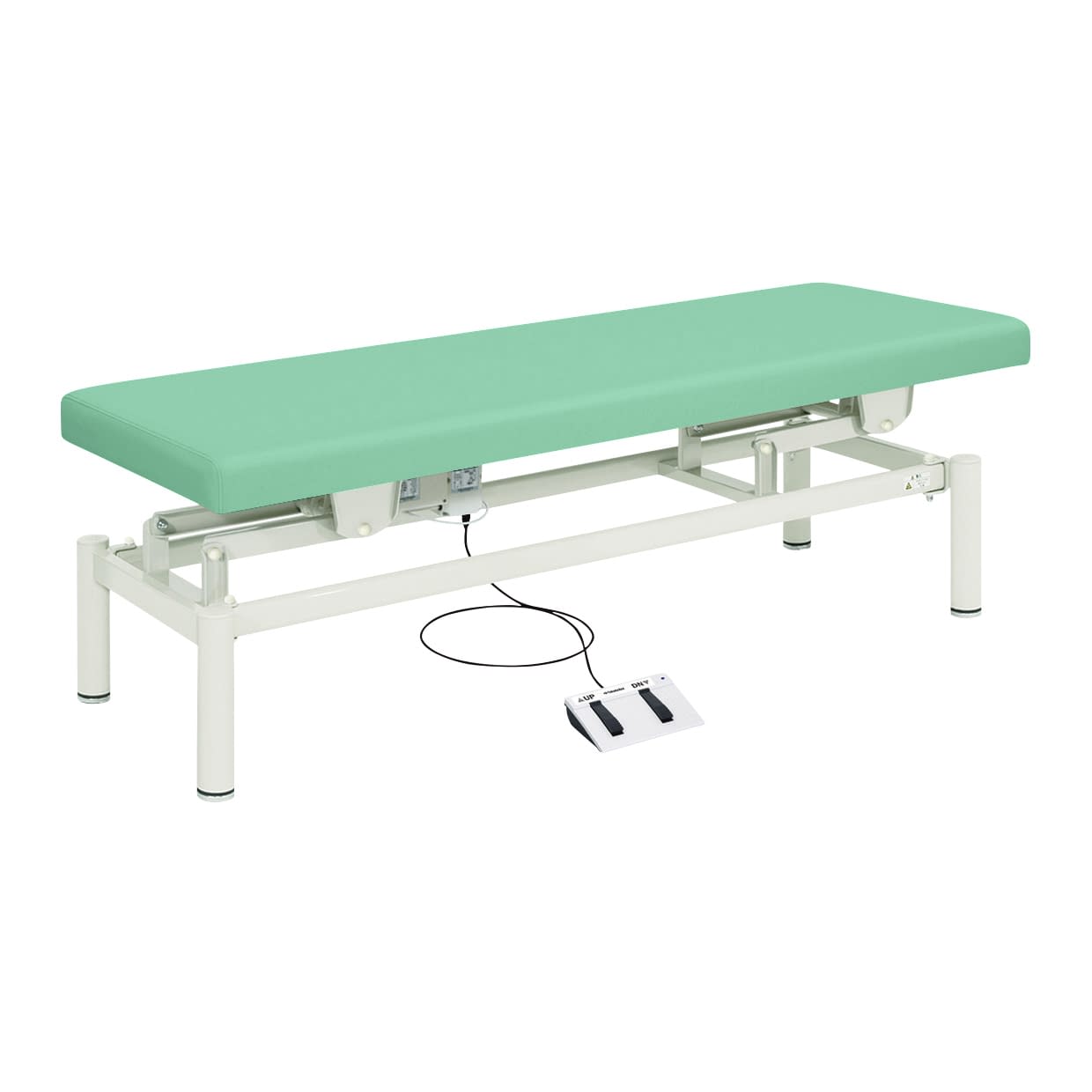 電動診察台(電動ハイローベッド) 20-3741-0105 ビニルレザーライトグリーン 高田ベッド製作所 TB-912(W70XL190CM)
