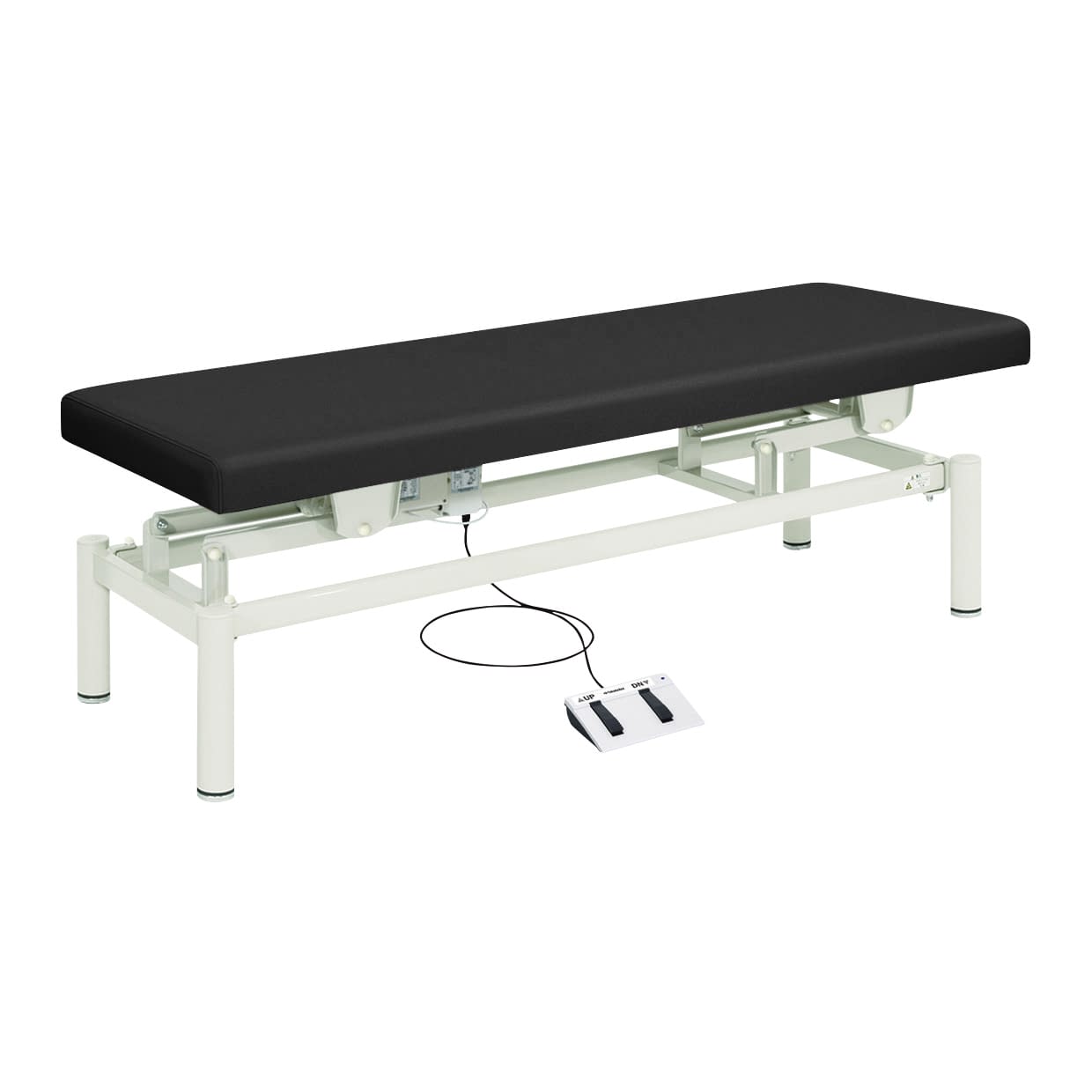 電動診察台(電動ハイローベッド) 20-3741-0203 ビニルレザー黒 高田ベッド製作所 TB-912(W65XL180CM)