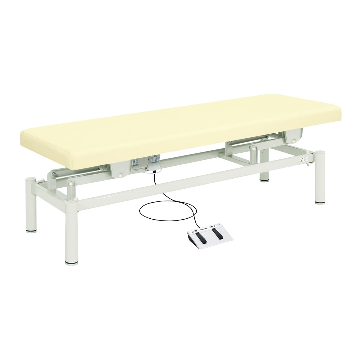 電動診察台(電動ハイローベッド) 20-3741-0213 ビニルレザークリーム 高田ベッド製作所 TB-912(W65XL180CM)