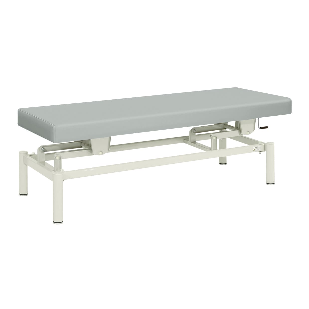手動式ハイロー診察台 20-3742-0109 ビニルレザーグレー 高田ベッド製作所 TB-913(W70XL190CM)