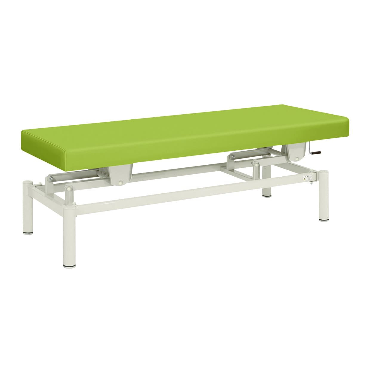 手動式ハイロー診察台 20-3742-0111 ビニルレザー抹茶 高田ベッド製作所 TB-913(W70XL190CM)