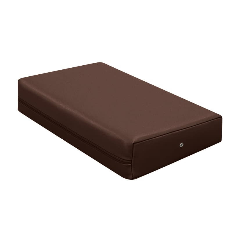 カラーマッサージマクラ マッサージマクラ 19-4321-0004 ビニルレザー茶 高田ベッド製作所 TB-77C-05