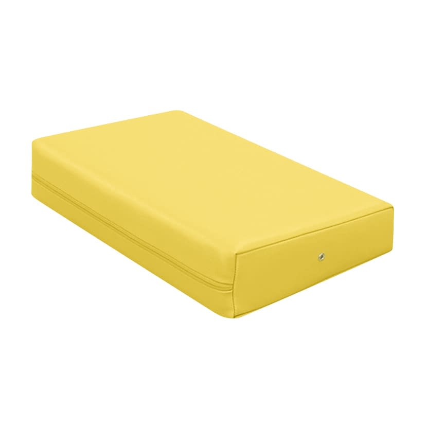 カラーマッサージマクラ マッサージマクラ 19-4321-0008 ビニルレザーイエロー 高田ベッド製作所 TB-77C-05