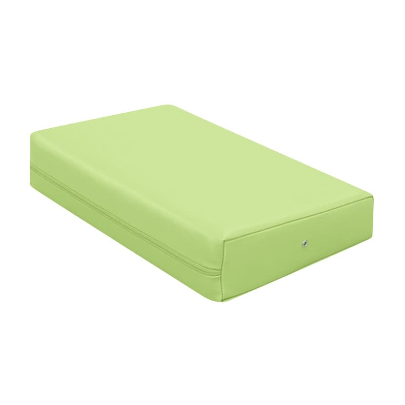 カラーマッサージマクラ マッサージマクラ 19-4321-0018 ビニルレザーライムグリーン 高田ベッド製作所 TB-77C-05