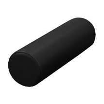 カラー丸マクラ(大) 19-4323-0003 ビニルレザー黒 高田ベッド製作所 TB-77C-53