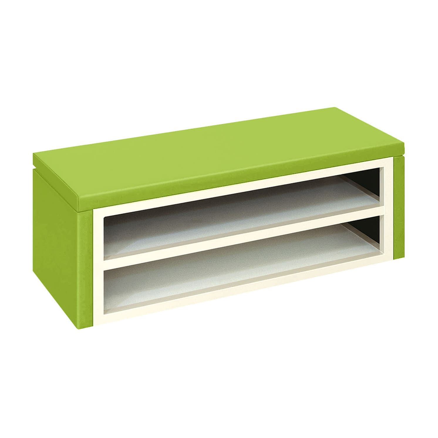 下駄箱ベンチ 23-7936-0011 抹茶 高田ベッド製作所 TB-858-01(60X35X40CM