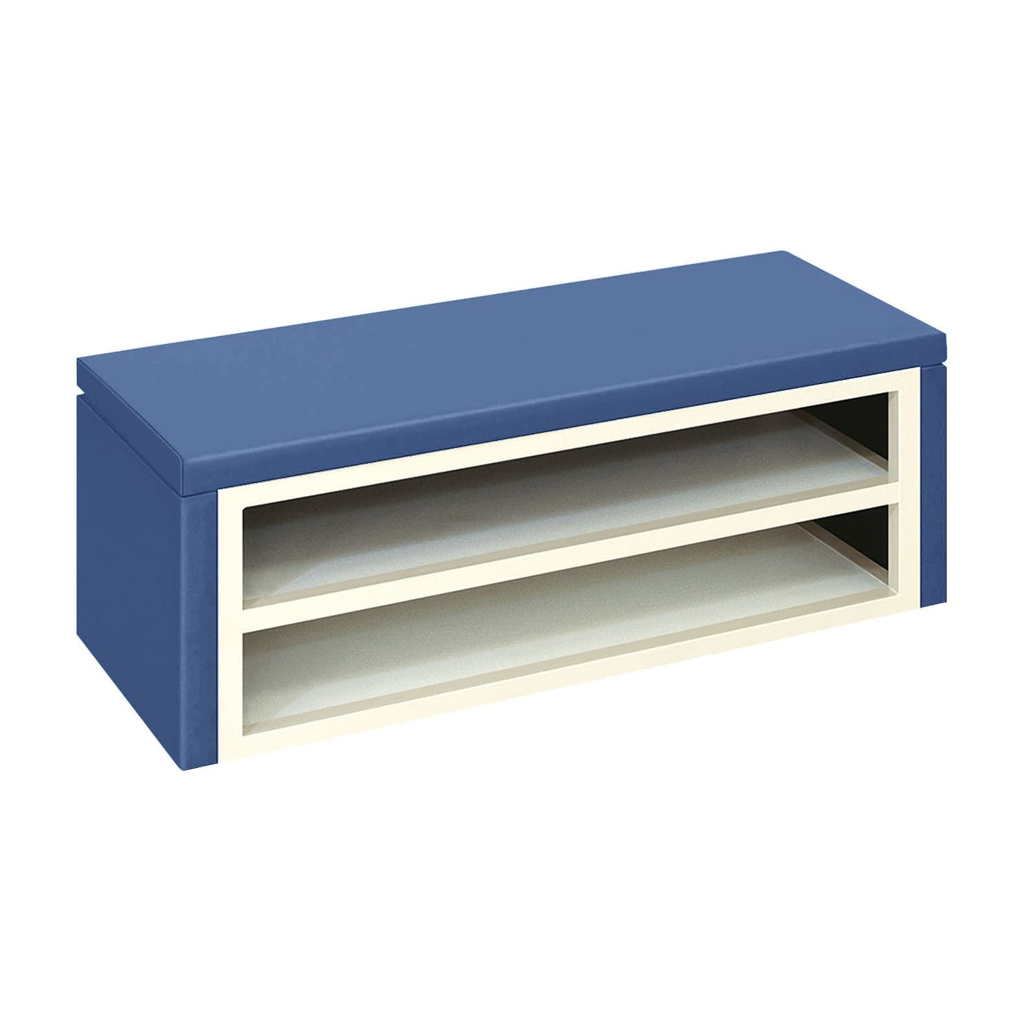 下駄箱ベンチ 23-7936-0016 メディブルー 高田ベッド製作所 TB-858-01(60X35X40CM