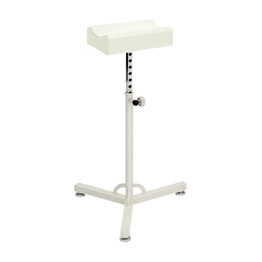 上肢台(R面タイプ) R面タイプ 24-2269-0001 ビニルレザー白 高田ベッド製作所 TB-512-01