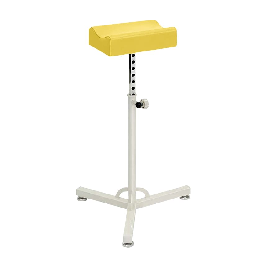 上肢台(R面タイプ) R面タイプ 24-2269-0008 ビニルレザーイエロー 高田ベッド製作所 TB-512-01