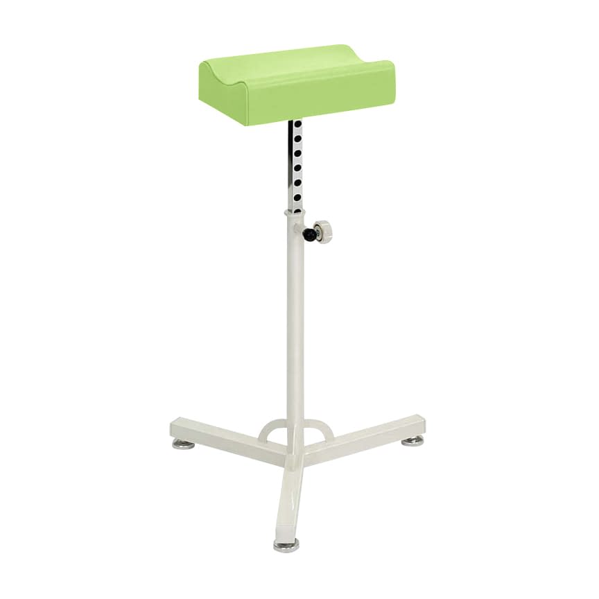 上肢台(R面タイプ) R面タイプ 24-2269-0018 ビニルレザーライムグリーン 高田ベッド製作所 TB-512-01