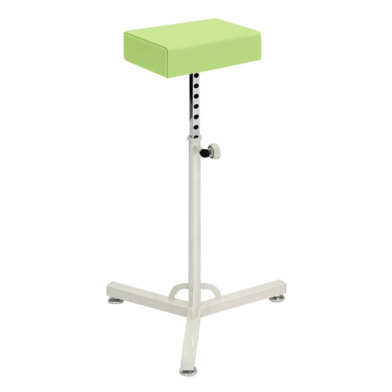 上肢台(フラットタイプ) フラットタイプ 24-2269-0118 ビニルレザーライムグリーン 高田ベッド製作所 TB-512-02