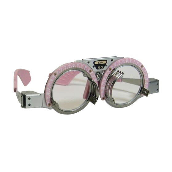 検眼枠 シンプルBC 24-2094-0101 PD48mm オー・ビー・シー ピンク