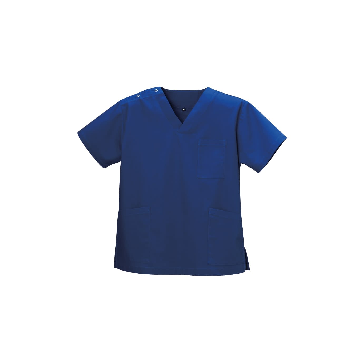 スクラブ(男女兼用) 23-7818-0305 ロイヤルブルー ディーフェイズ DS-2001(L)