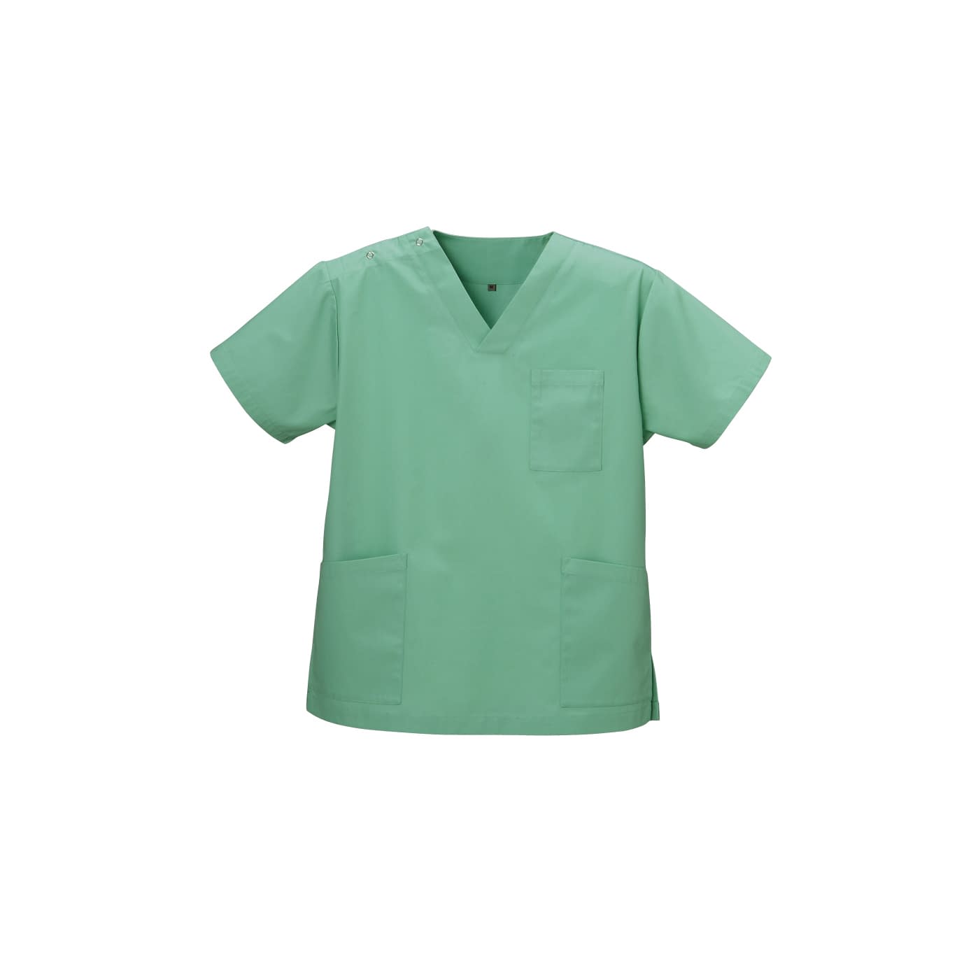 スクラブ(男女兼用) 23-7818-0307 エメラルドグリーン ディーフェイズ DS-2001(L)