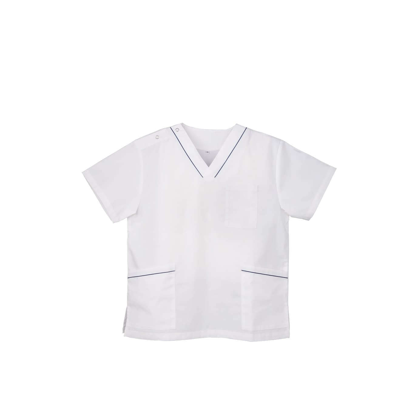 スクラブ(男女兼用) 23-7818-0401 マリンホワイト ディーフェイズ DS-2001(LL)