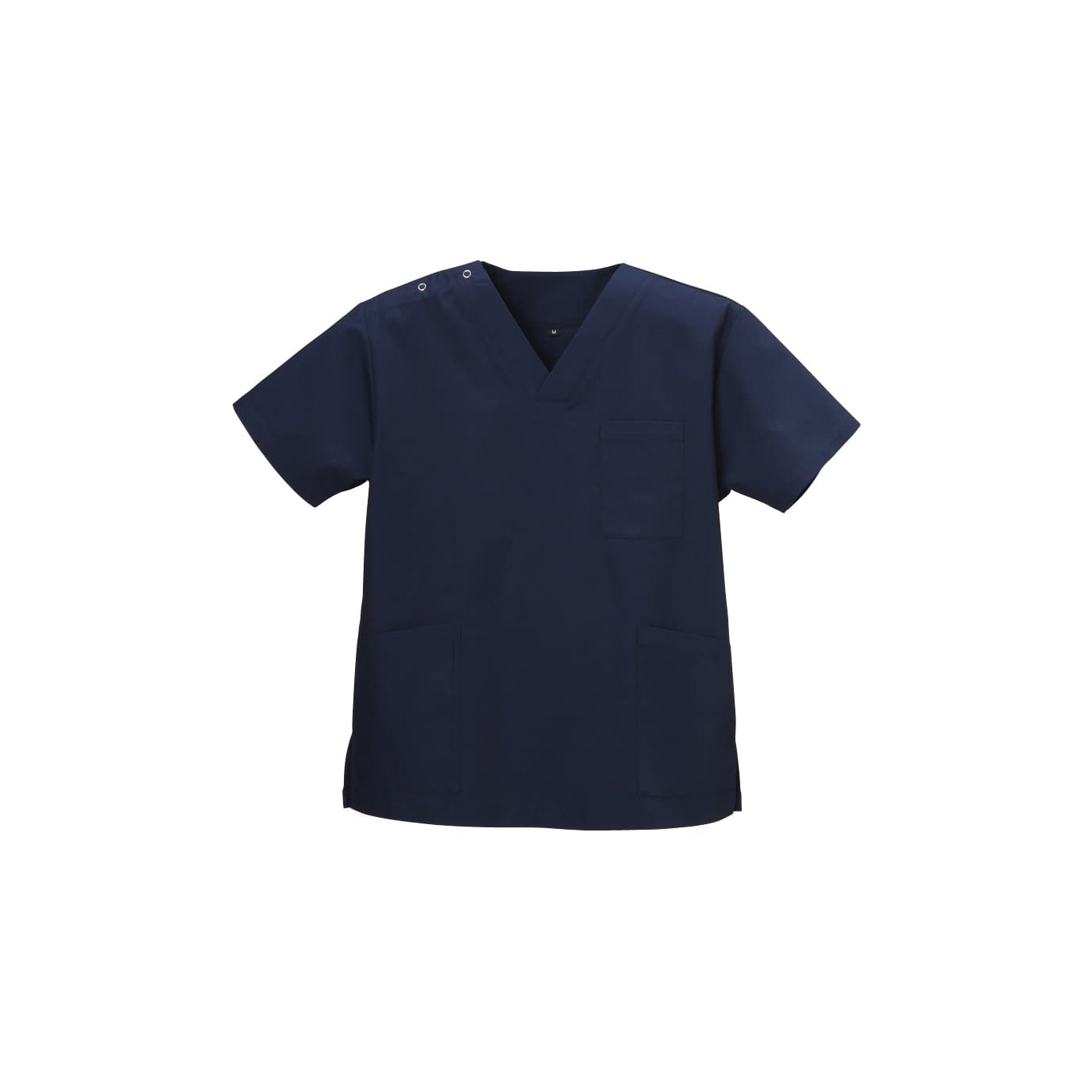 スクラブ(男女兼用) 23-7818-0406 インディゴブルー ディーフェイズ DS-2001(LL)