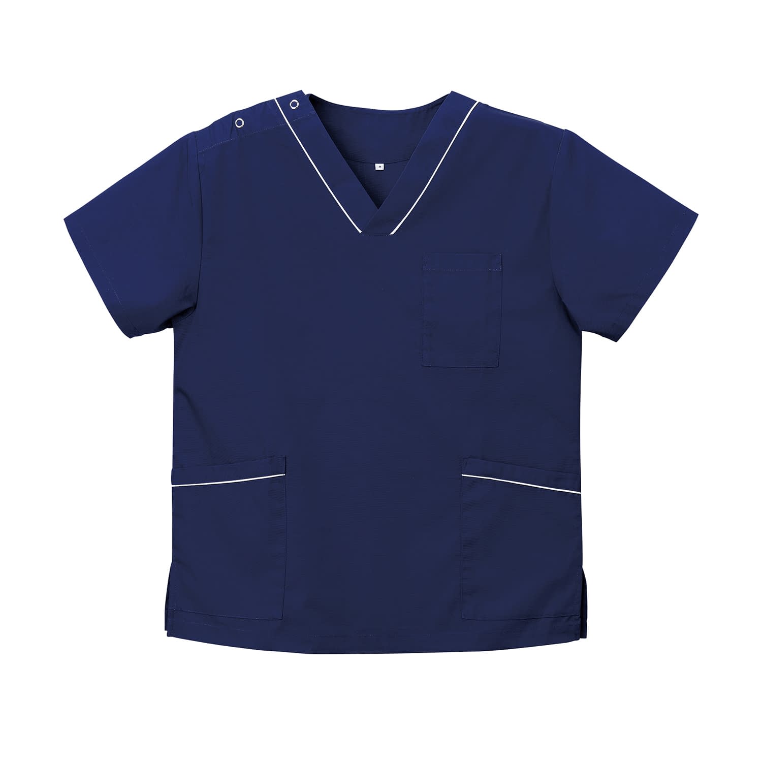 スクラブ(男女兼用) 23-7818-0509 インディゴフレッシュ ディーフェイズ DS-2001(3L)