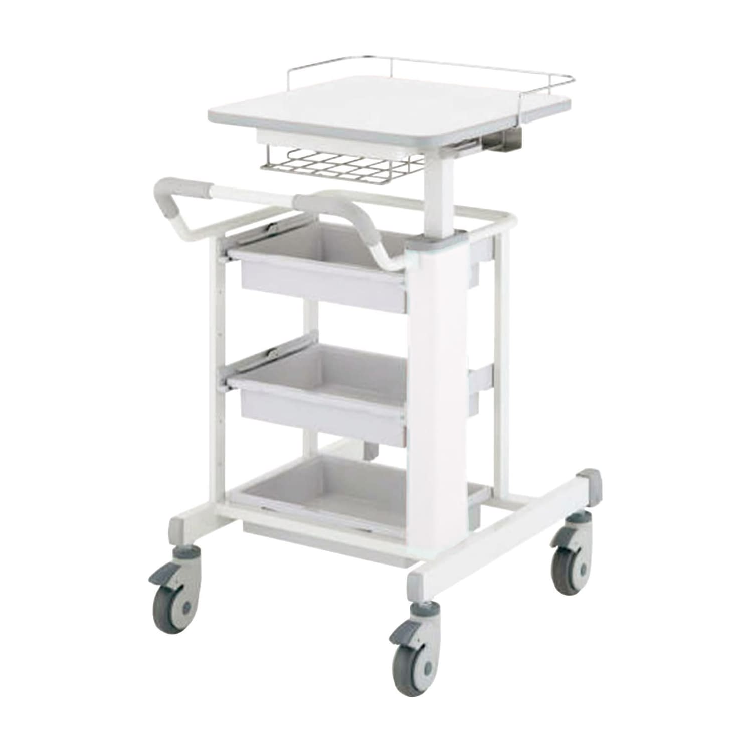 ナーシングカートキャパ(ワイド) ワイドタイプ 電子カルテワゴン 24-2437-0007 ホワイト コクヨ HP-NC403