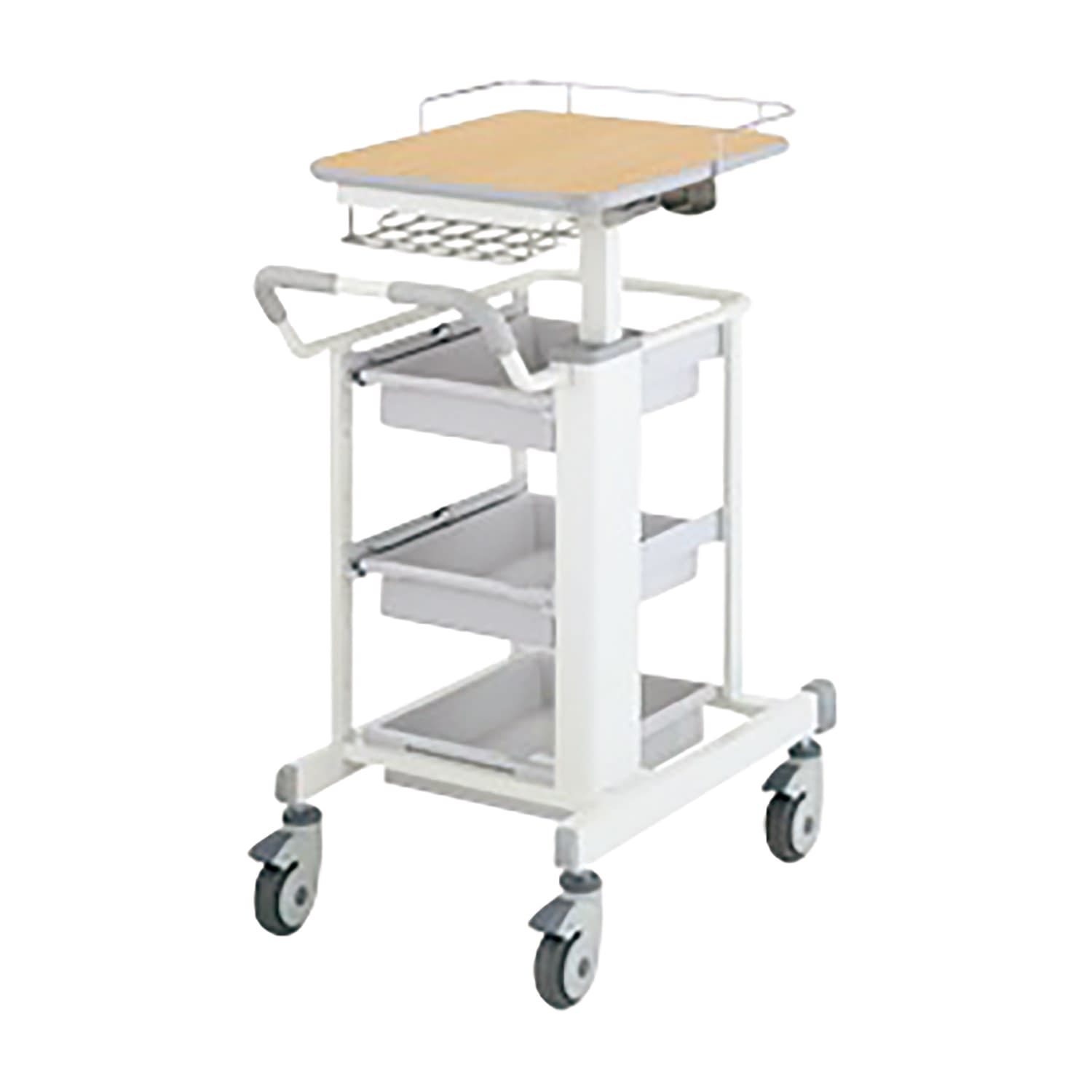 ナーシングカートキャパ(コンパクト) コンパクトタイプ 電子カルテワゴン 24-2437-0108 ナチュラルオーク コクヨ HP-NC408