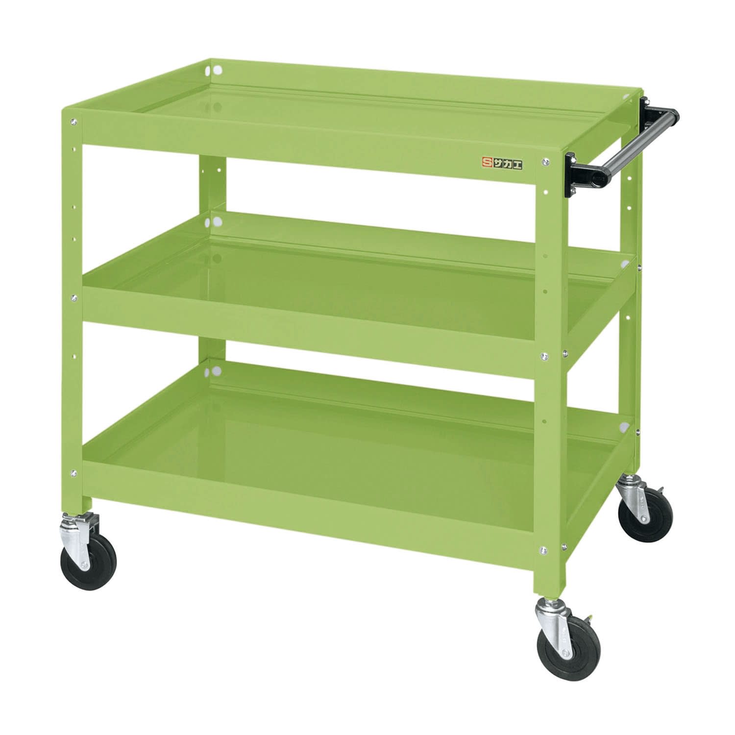 CSスペシャルワゴン(W750mm) 24-2711-00 サカエ CSSA-758(グリーン)