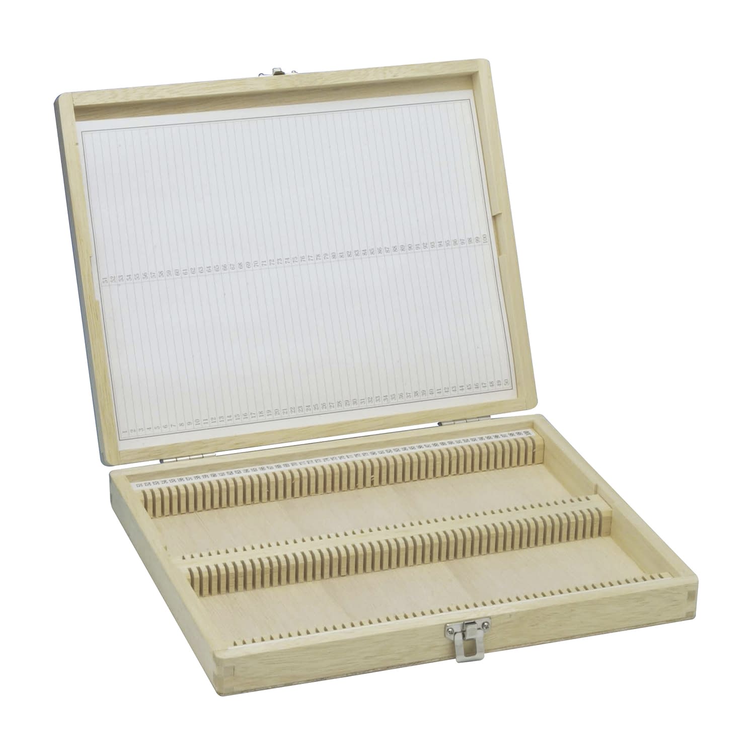 木製プレパラートボックス(100枚用 100枚用 23-7871-02 三商 83-0383