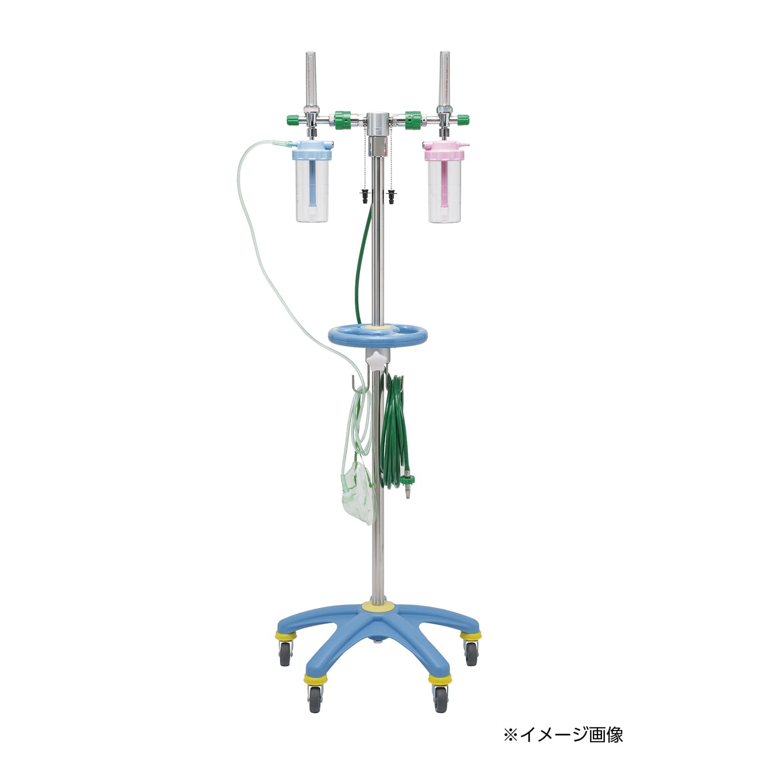 酸素スタンド(1口用) 酸素1コ用 24-2273-0002 S型(アムコ型) 新鋭工業 OXH-100