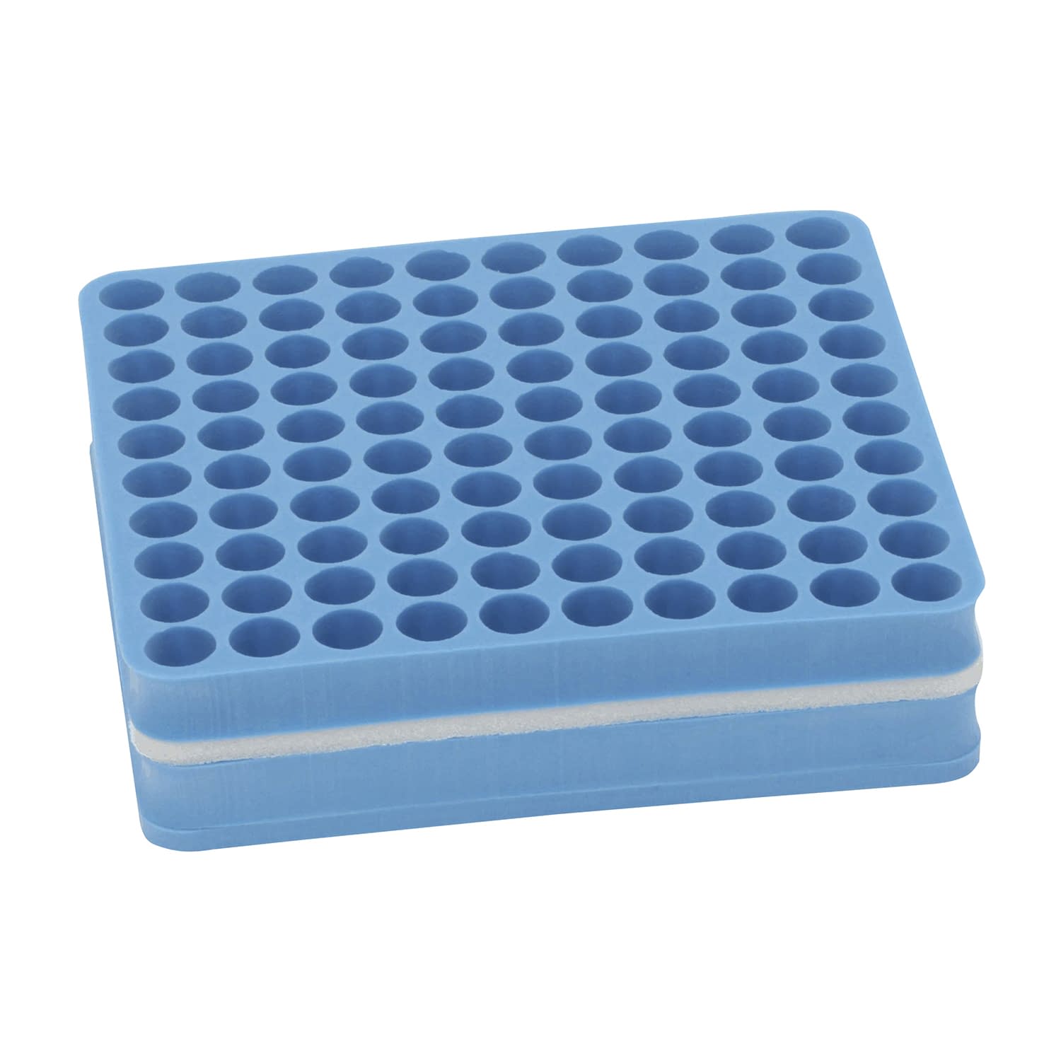 発泡試験管立(100本立) 100本立 24-2147-01 積水マテリアルソリューションズ T06242(196X207X54MM)