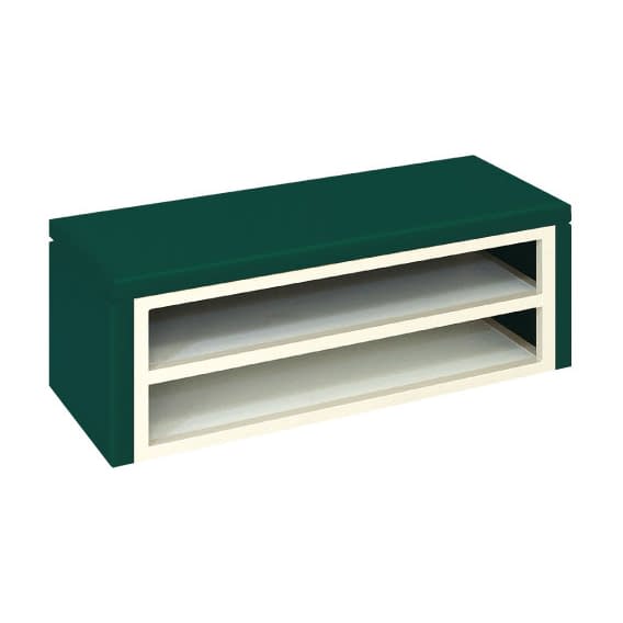 下駄箱ベンチ 23-7936-0115 メディグリーン 高田ベッド製作所 TB-858-01(90X35X40CM
