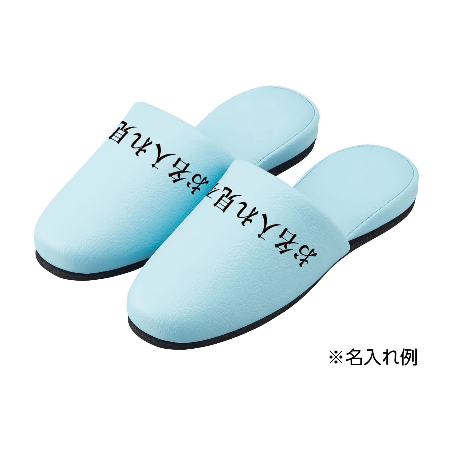 名入れスリッパ(制菌アクアベル) 抗菌スリッパ 24-2700-0102 ブルー MATSUYOSHI HP-09(12ソクイリ)