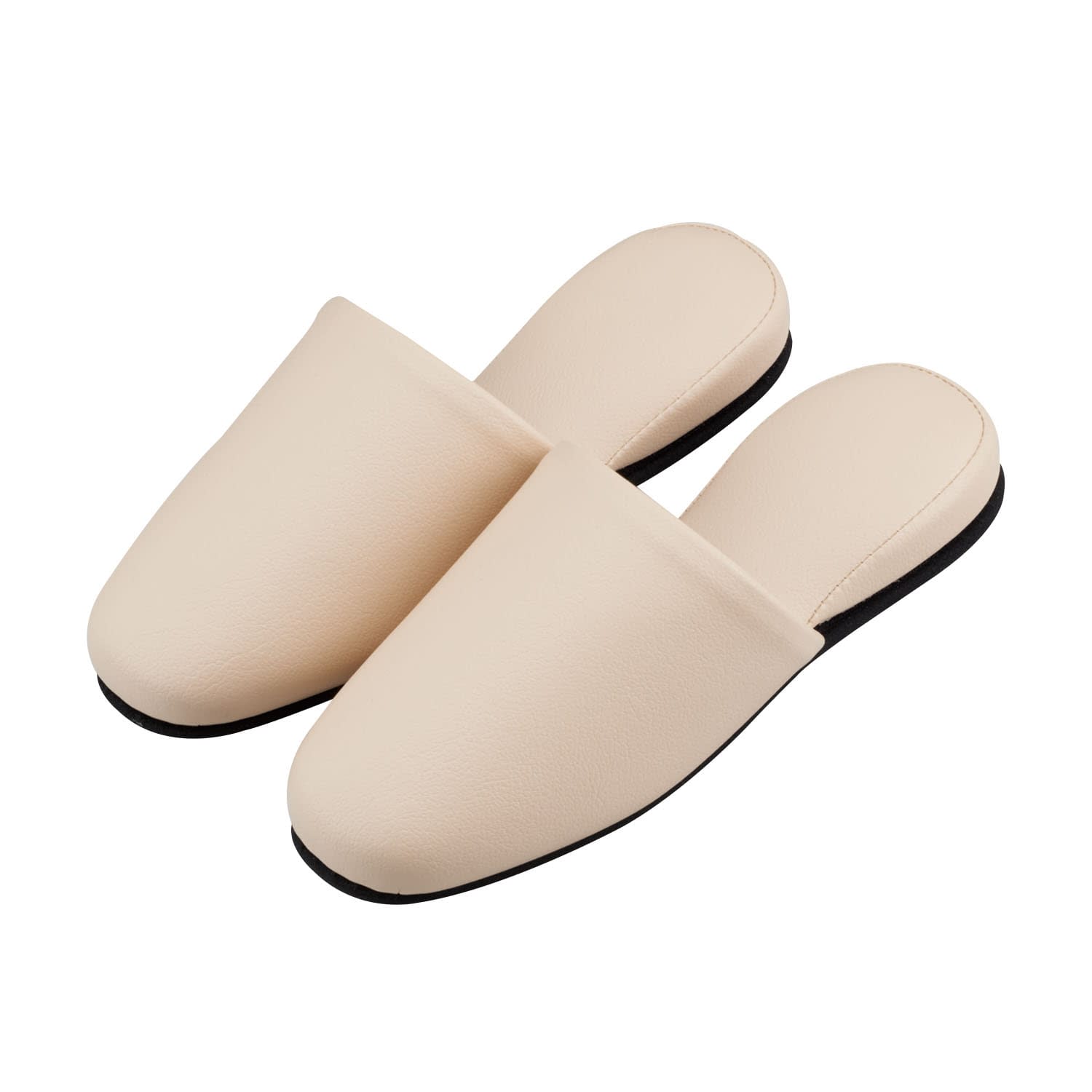 名入れスリッパ(抗菌パステル) 抗菌スリッパ 24-2701-0103 ベージュ MATSUYOSHI HP-13(12ソクイリ)