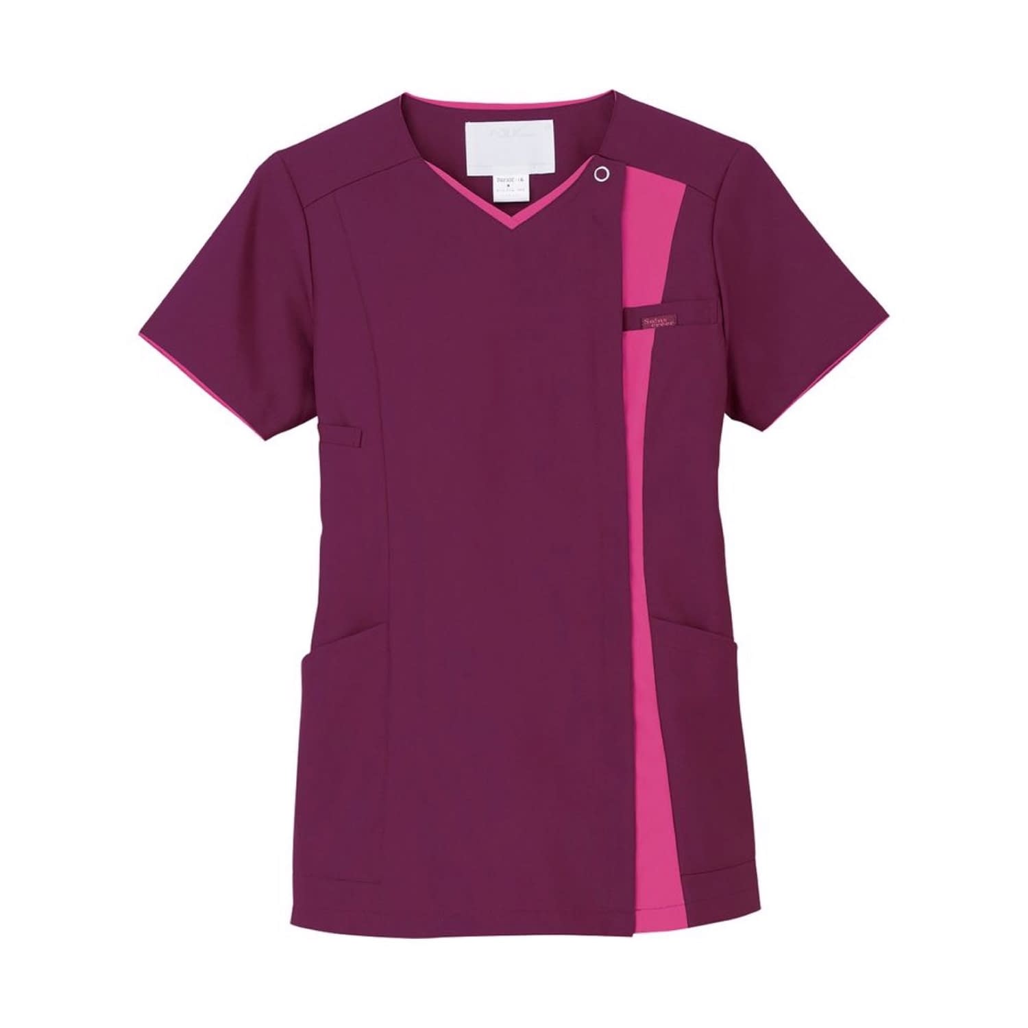 レディスジップスクラブ 24-2923-0103 L ジップスクラブ 7023SC-16(バーガンディ)