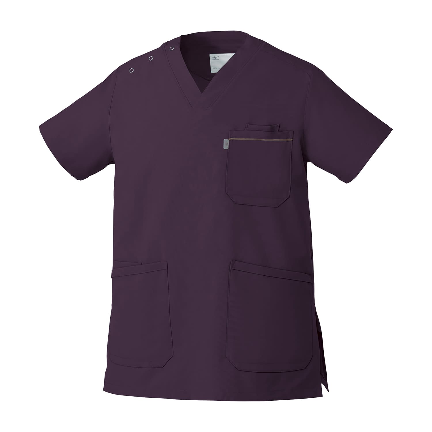 スクラブ(兼用) 24-2926-0711 パープル チトセ MZ-0018(5L)