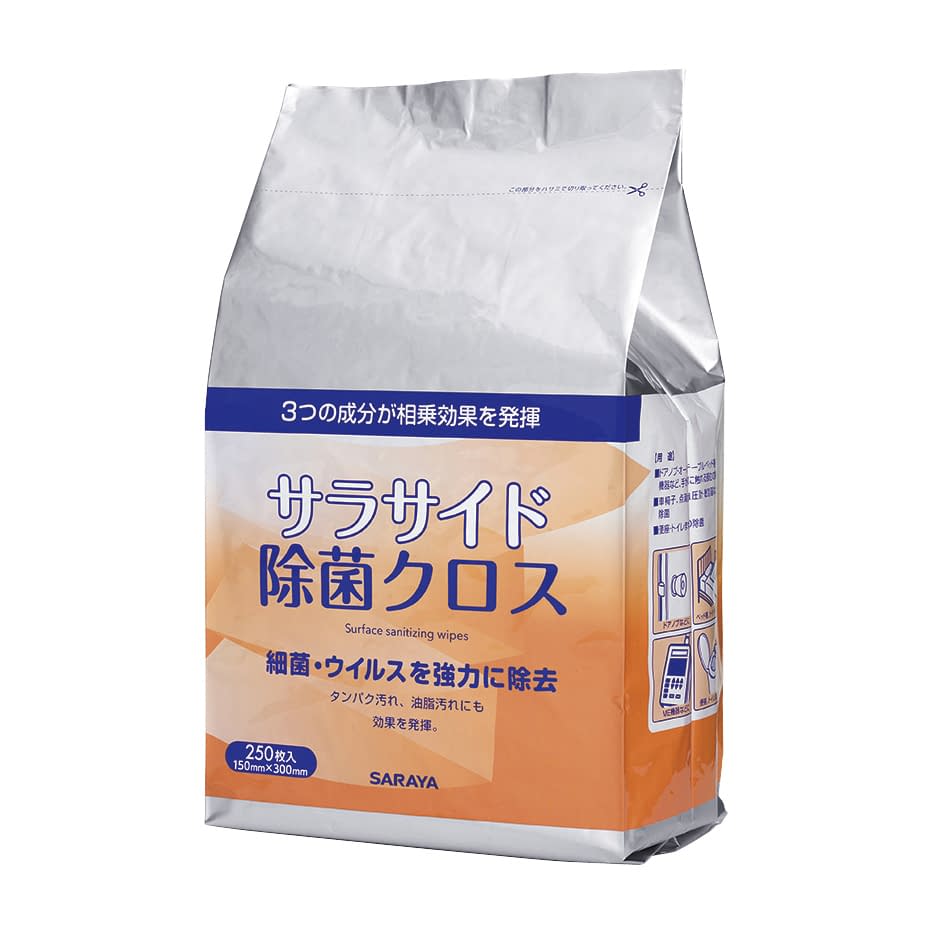 サラサイド除菌クロス(詰替) 詰替用 23-7982-03 サラヤ 51685(250マイイリ)