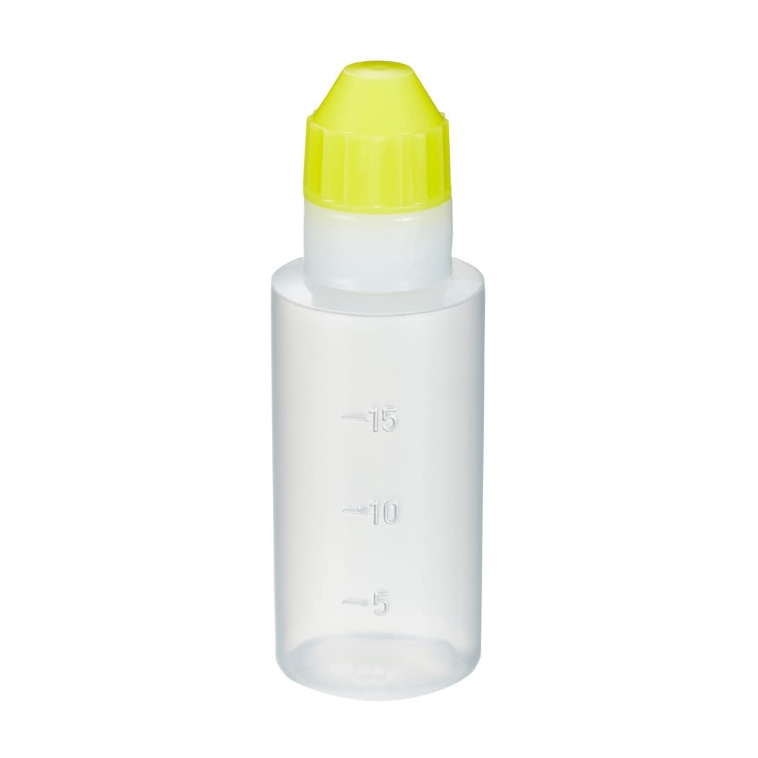 点滴容器フレッシュ5号(未滅菌) 08-3025-1104 本体：白 キャップ：黄 エムアイケミカル 20CC(100ポンイリ)