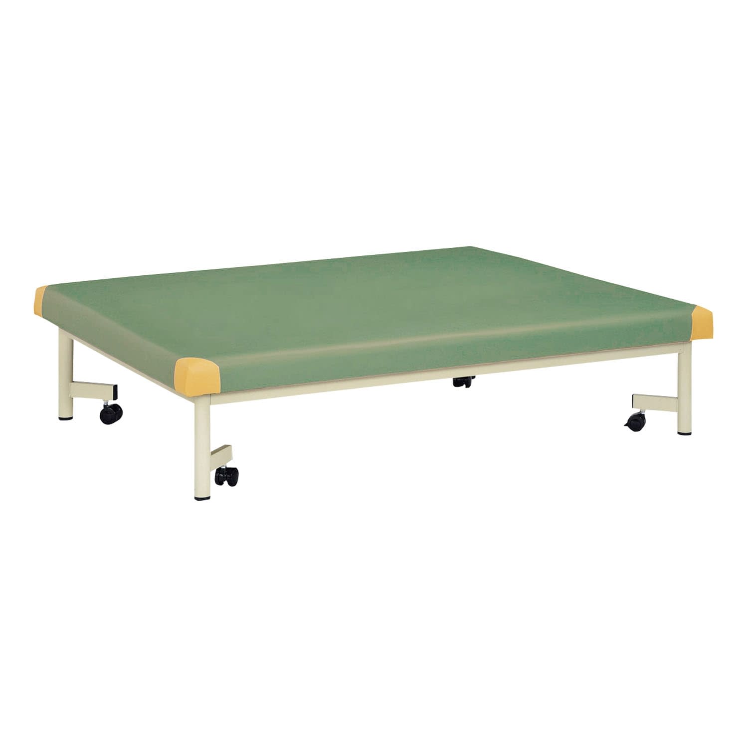 キャスター付プラットホーム 24-2847-0111 カーキグリーン ニシキ工業 SPHC-1990(90X190X45)