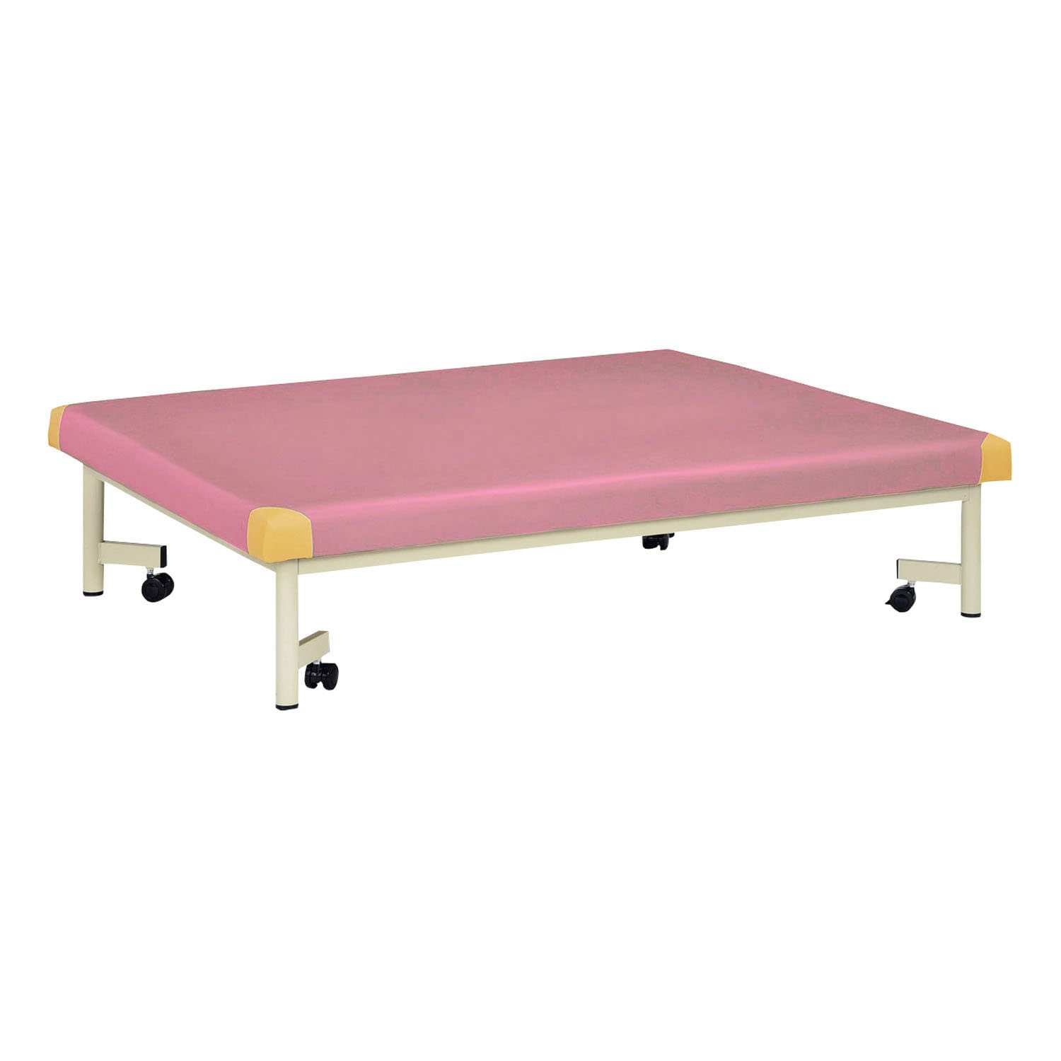 キャスター付プラットホーム 24-2847-0205 コーラルピンク ニシキ工業 SPHC-1912(120X190X45