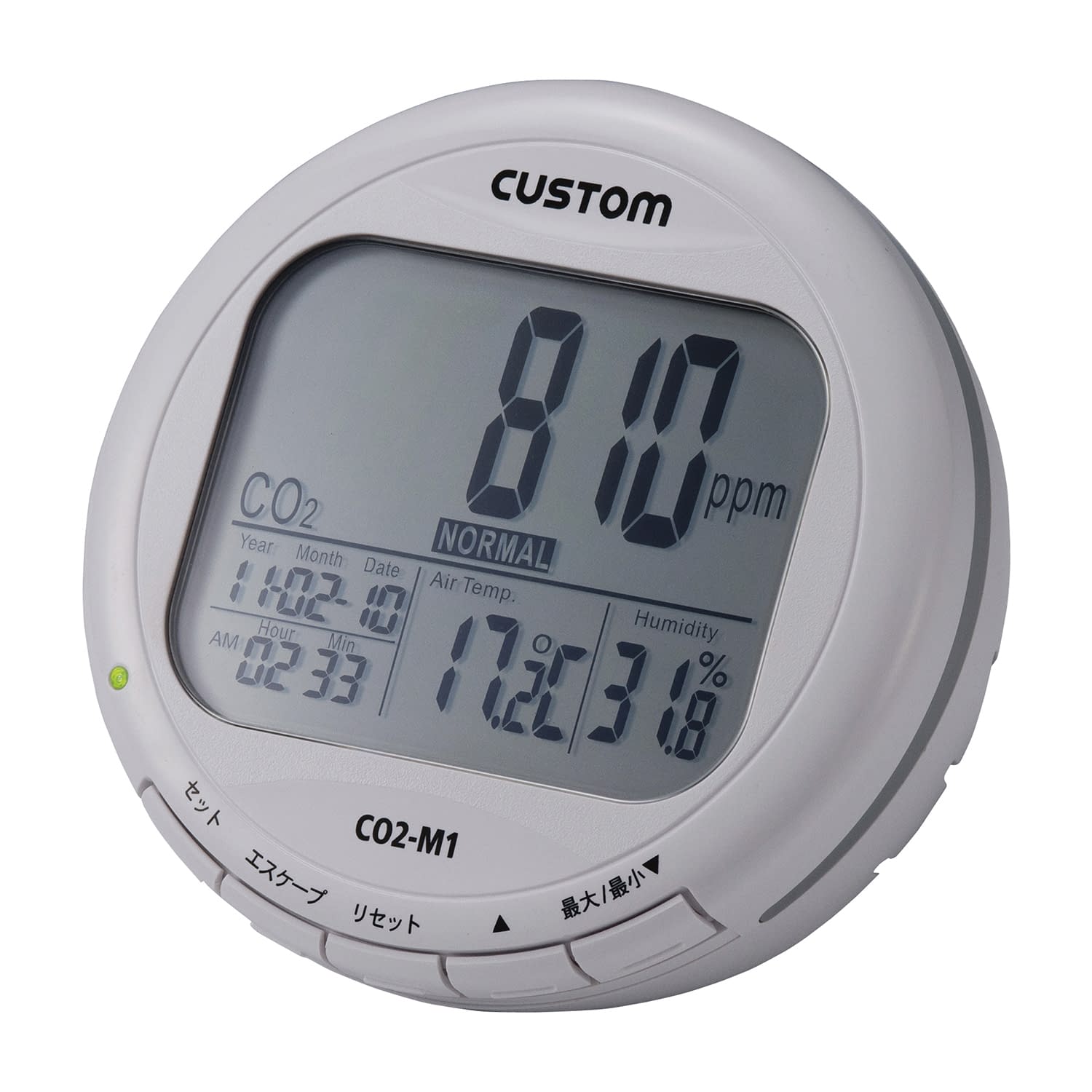 CO2モニター 二酸化炭素濃度測定器 24-2952-00 カスタム CO2-M1