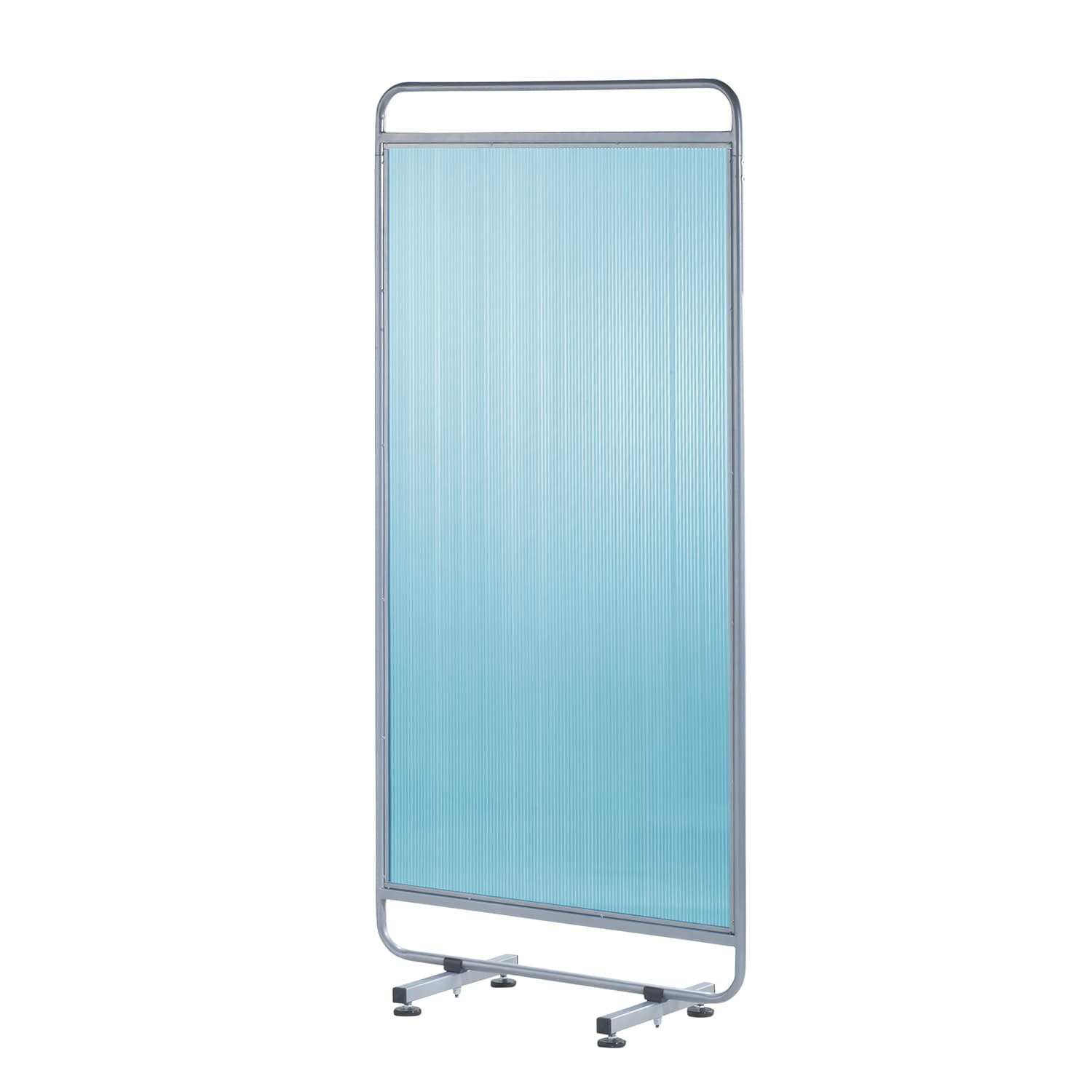 エレガントスクリーンS S 24-3219-0002 クリアブルー 西村製作所 W710XD300XH1466MM