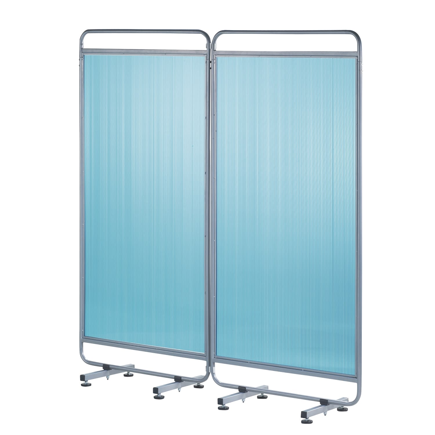 エレガントスクリーンW W 24-3219-0102 クリアブルー 西村製作所 W1430XD300XH1466MM