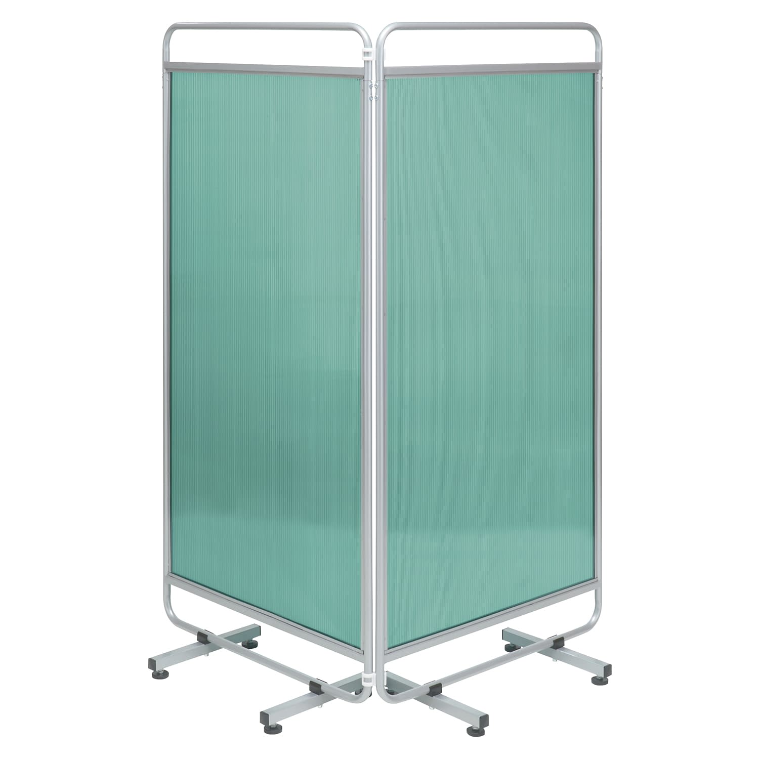 エレガントスクリーンW W 24-3219-0103 クリアグリーン 西村製作所 W1430XD300XH1466MM