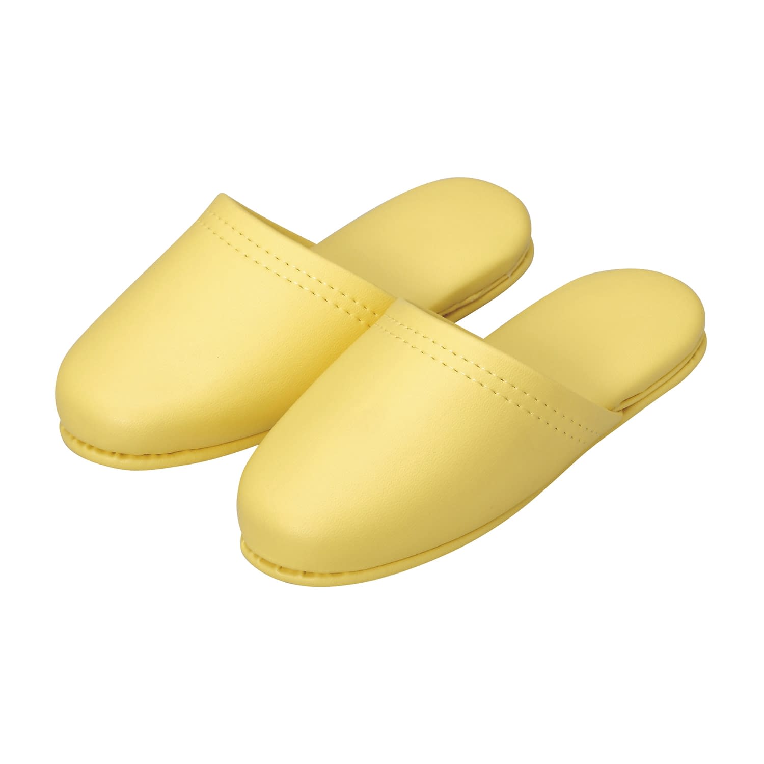 レザー調スリッパ(子供用) 23-5561-02 オーミケンシ 10800042(イエロー)