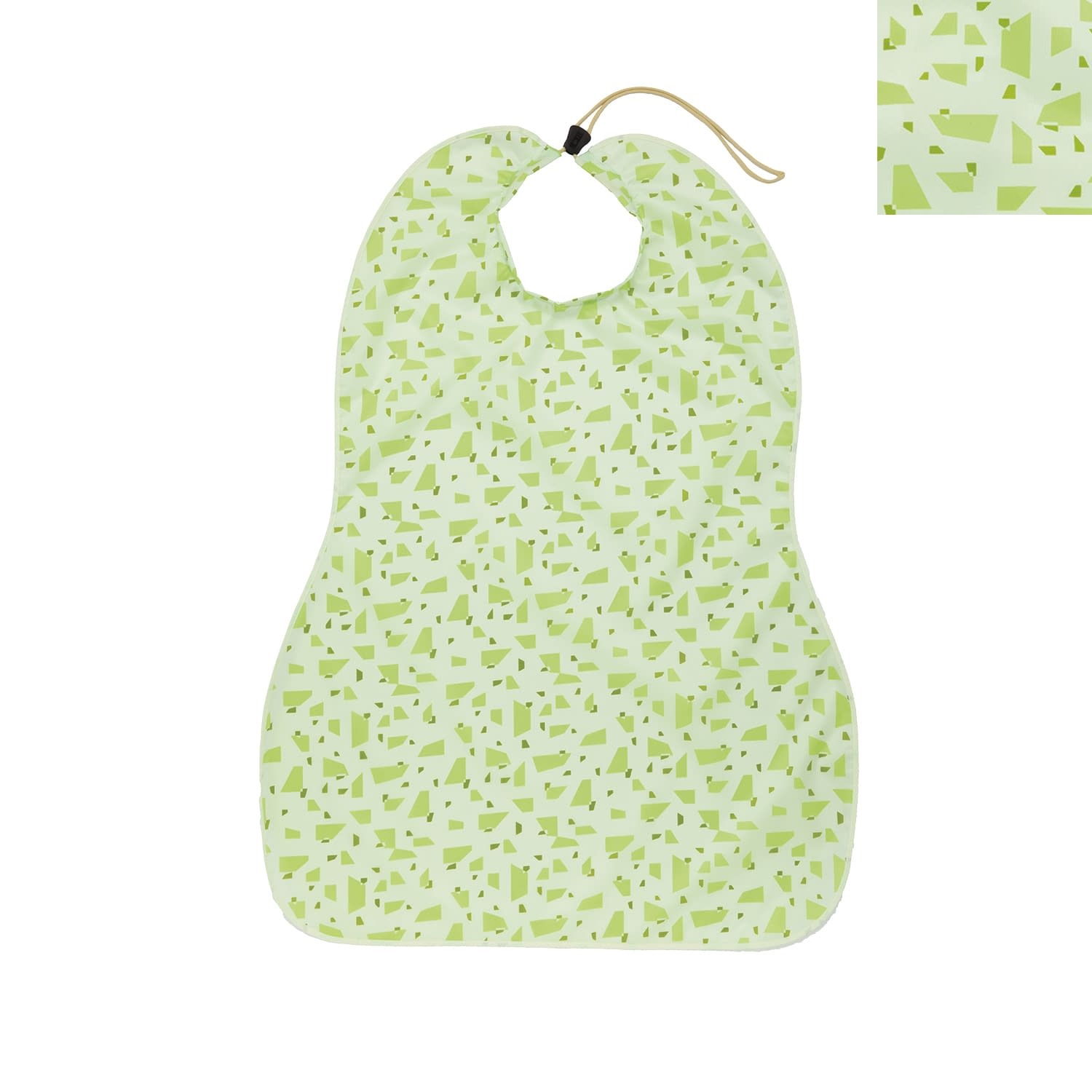 お食事エプロン コードストッパー 24-3159-0003 ライム フットマーク 403724
