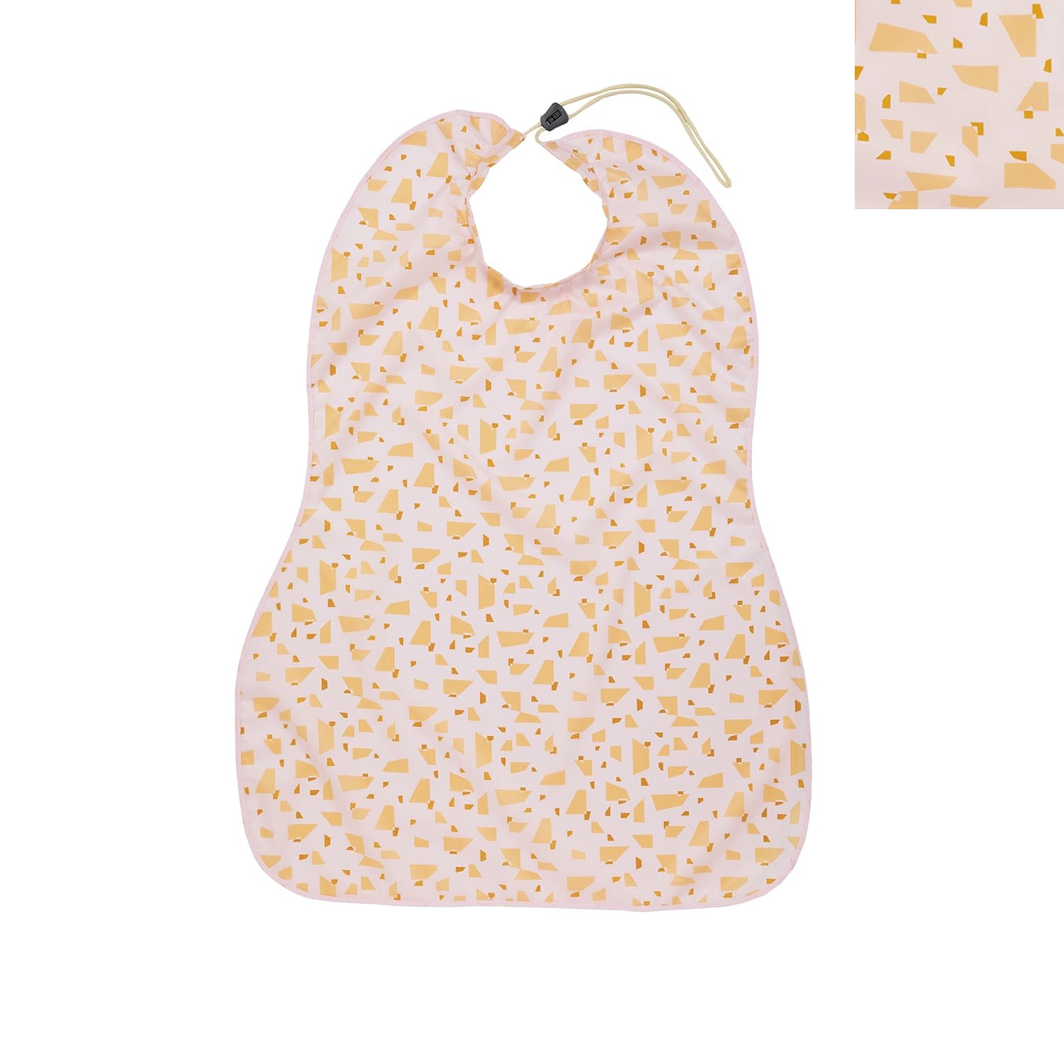 お食事エプロン コードストッパー 24-3159-0004 ピーチ フットマーク 403724