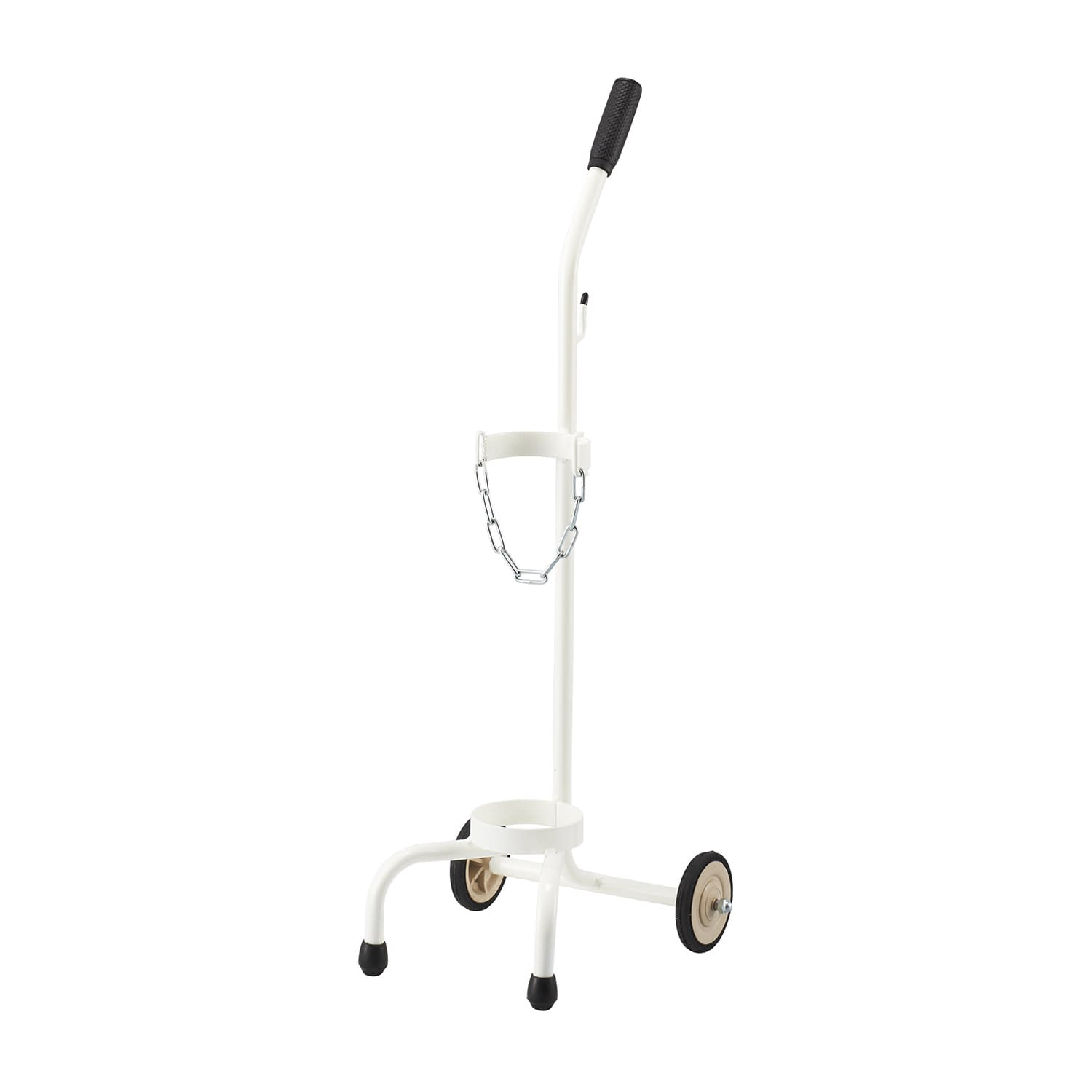 カラーボンベカートC(500L・1本 500L(1本用) 酸素ボンベカート 24-3226-02 MATSUYOSHI MY-1245W(ホワイト)