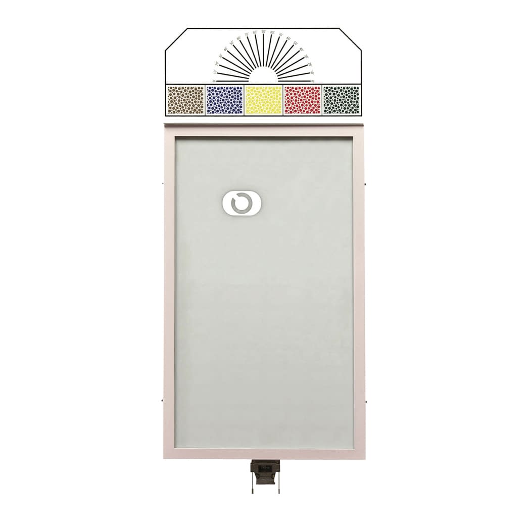 LED式視力検査器(壁掛式・3m用) SK-90B-3 24-3184-00 SK-90B SK-90B-3(8ホウコウ)