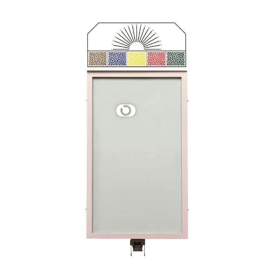 LED式視力検査器(壁掛式・5m用) SK-90B-5N 24-3184-03 SK-90B SK-90B-5N(4ホウコウ)